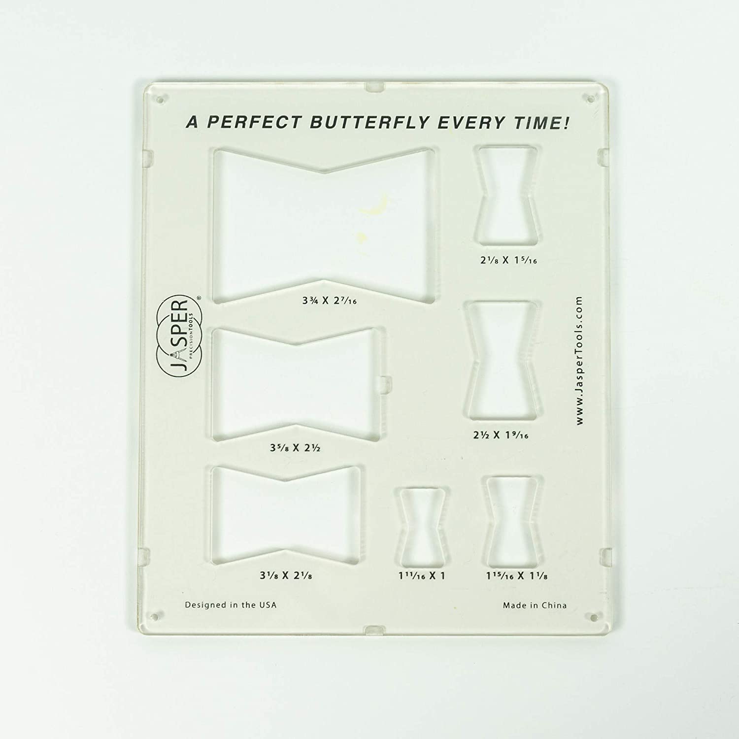 Jasper Router Guide Template Jasper 100 7 in 1 Butterfly Inlay Router Template – Jasper Tools