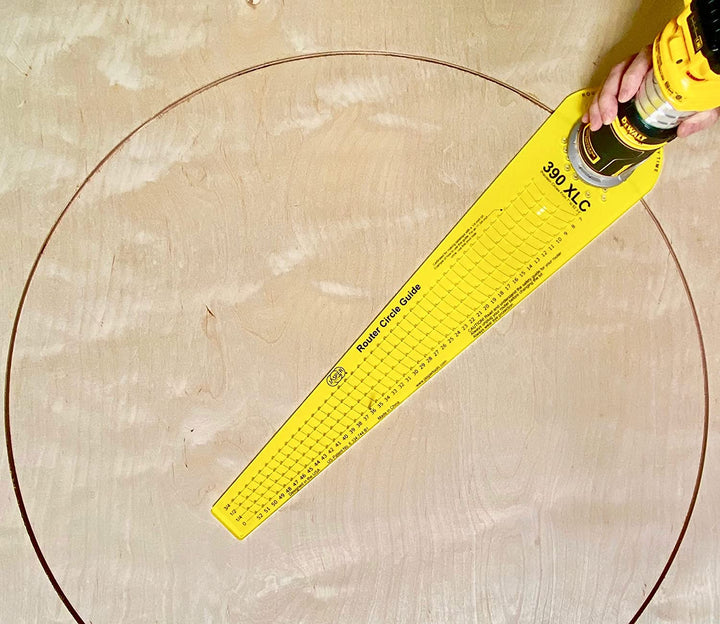 Jasper 390 XLC XL Circle Guide for Cordless and Compact Routers ...