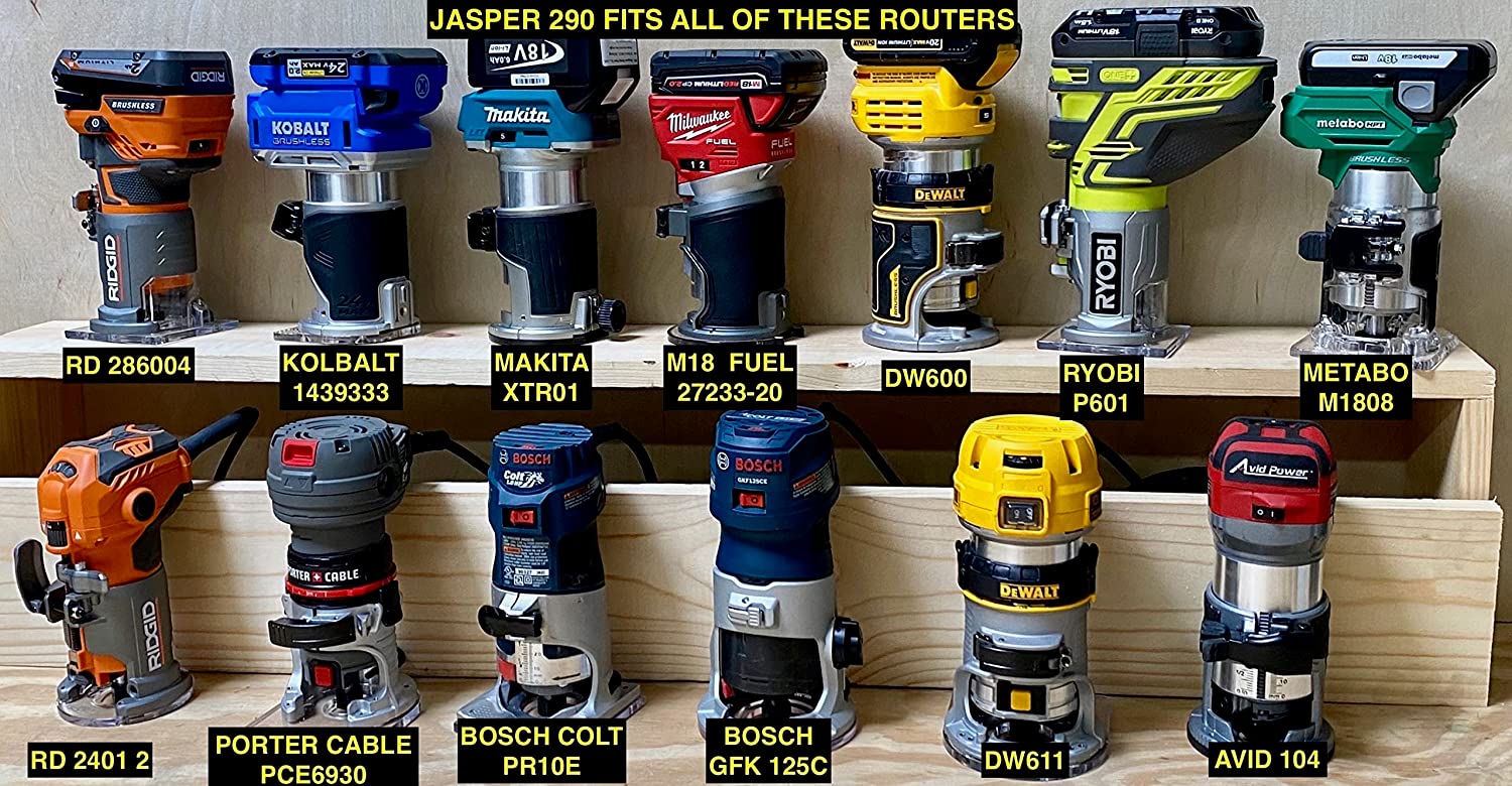 Jasper 290 For FIXED BASED Trim, Compact and Cordless